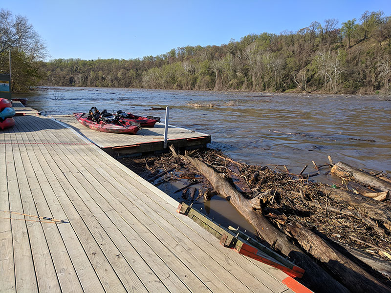 Report from Fletcher’s Cove Boating in DC Kayaking, Paddling, Passes